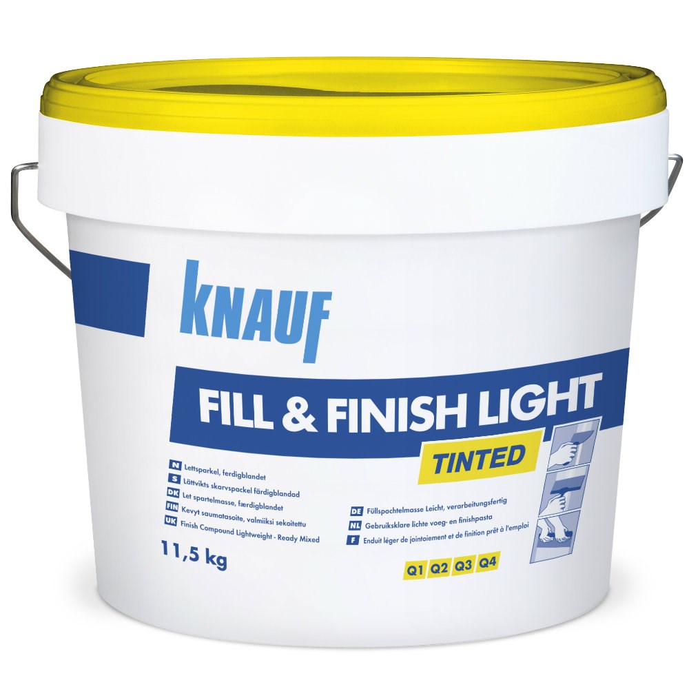 Billede af Knauf fill og finish light - 10 ltr. 3 stk. (189 kr. pr. stk)