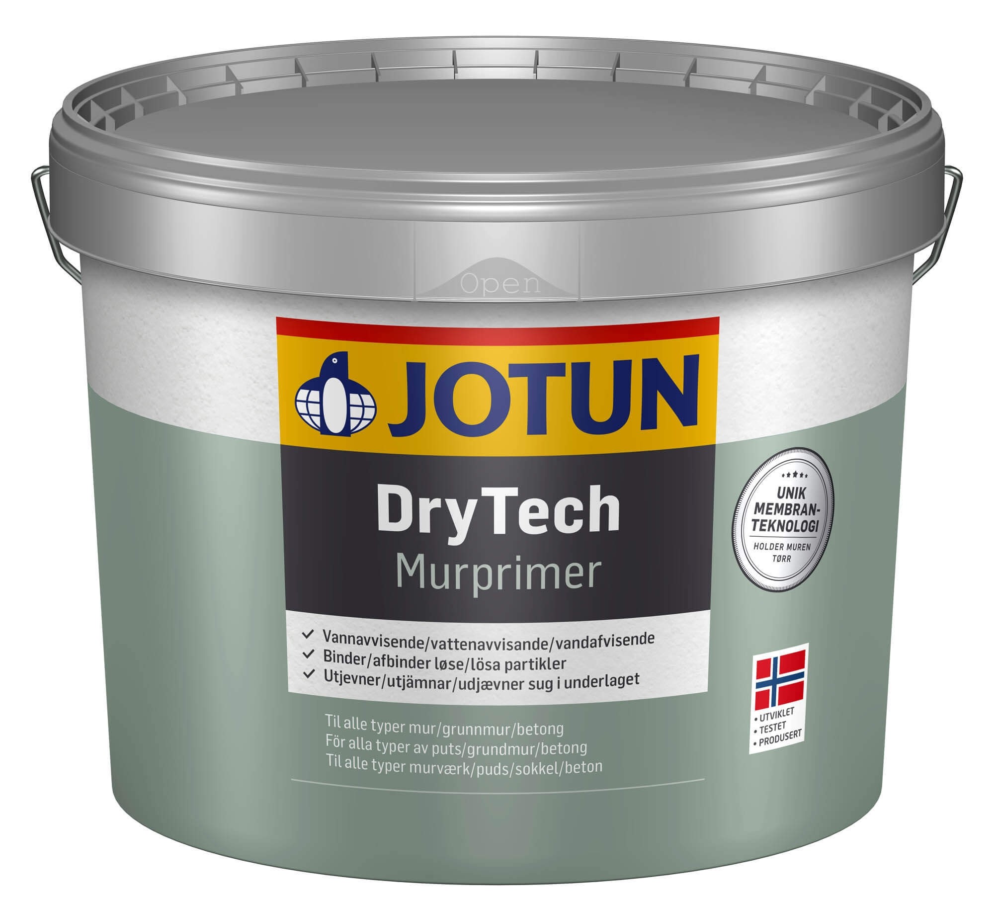 Se Jotun DryTech Mur Grunding 0,75 liter hos HC Farver