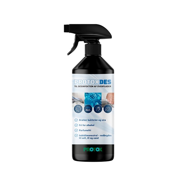 ProtoxDes - Effektivt desinfektionsmiddel - 500 ml.