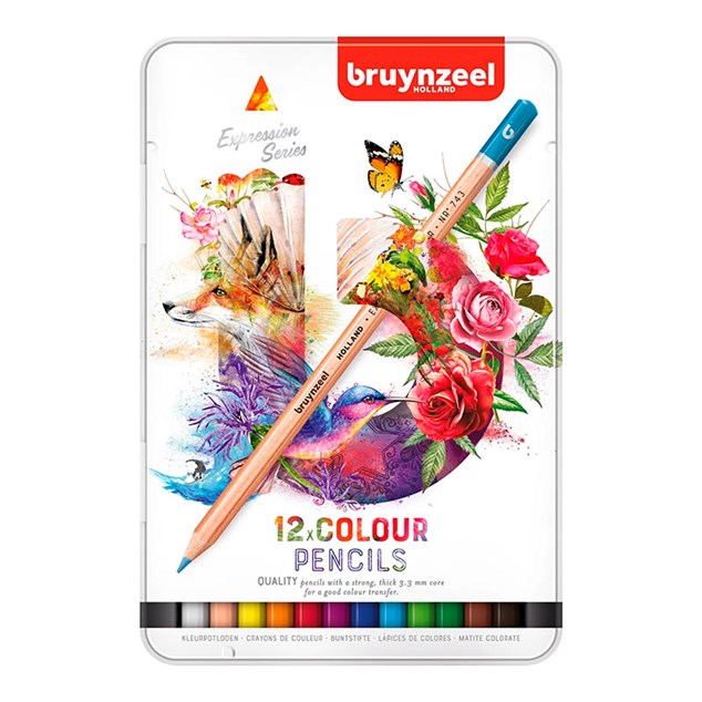 Bruynzeel colour pencils expression - 12 stk. - Fast Lavpris 