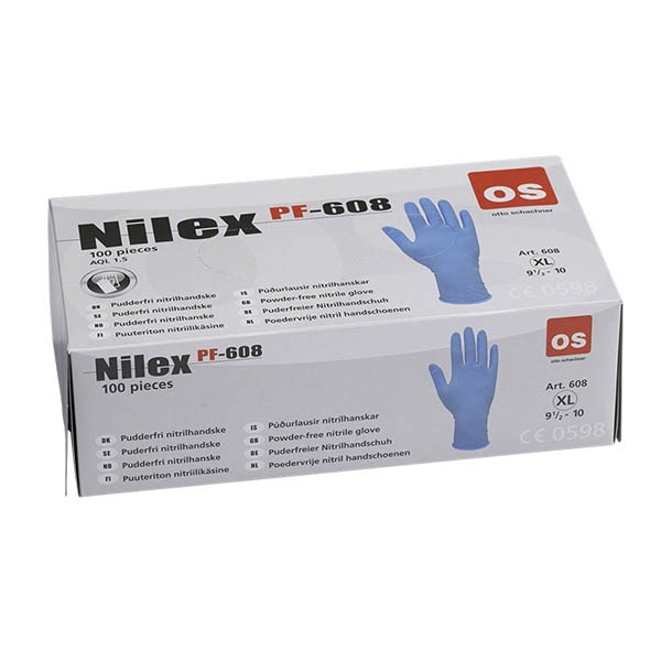 Nilex 608 PF nitrigelhandsker - 100 stk. 