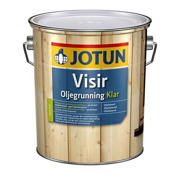 Se Jotun Visir Oljegrunding - farveløs træg... 0,9 liter hos HC Farver