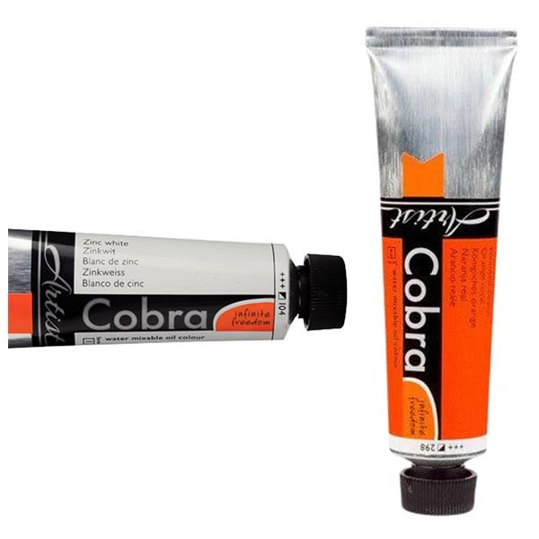 Cobra Artist 40 ml. - vandbaserede oliefarver 