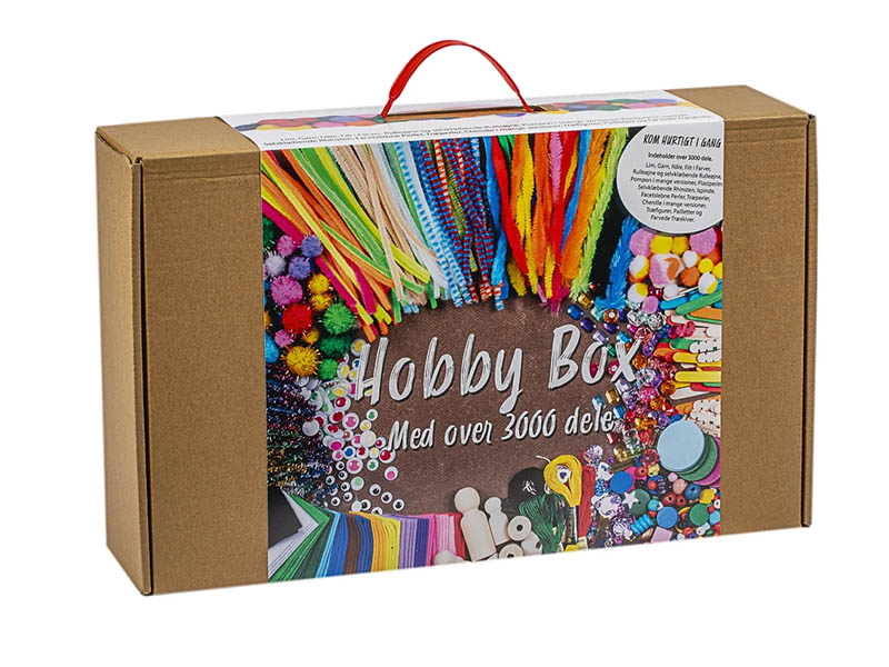 Hobby Box - komplet kasse med hele 3000 ...